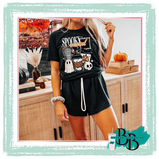 DTF- Spooky mood white accents