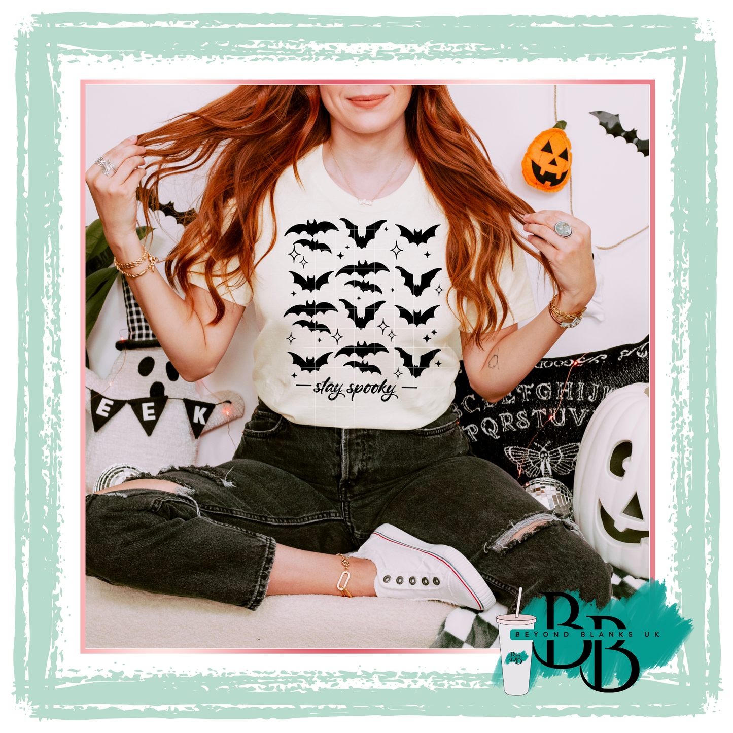 DTF- Stay spooky bats- black