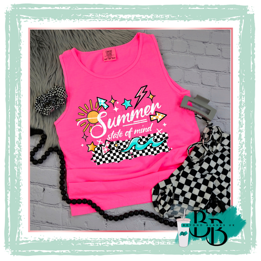 DTF- Summer state of mind- white