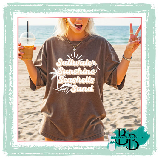 DTF-Saltwater and sunshine -white