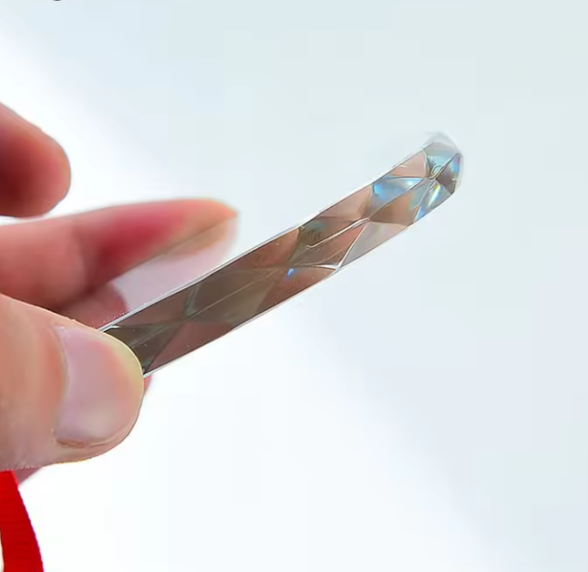 Crystal glass ornament 65mm