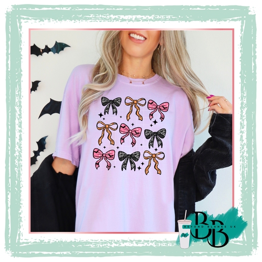 DTF-Spooky bows grid