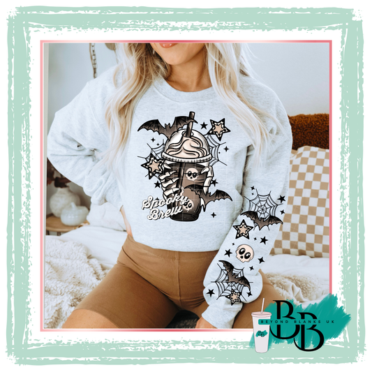 DTF - Spooky brew - front & sleeve