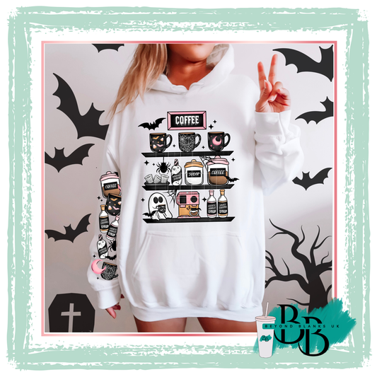 DTF - Spooky coffee bar - front & sleeve