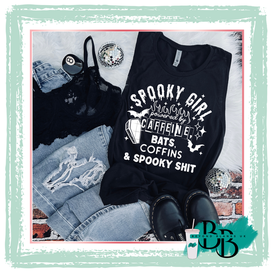 DTF-Spooky girl - white