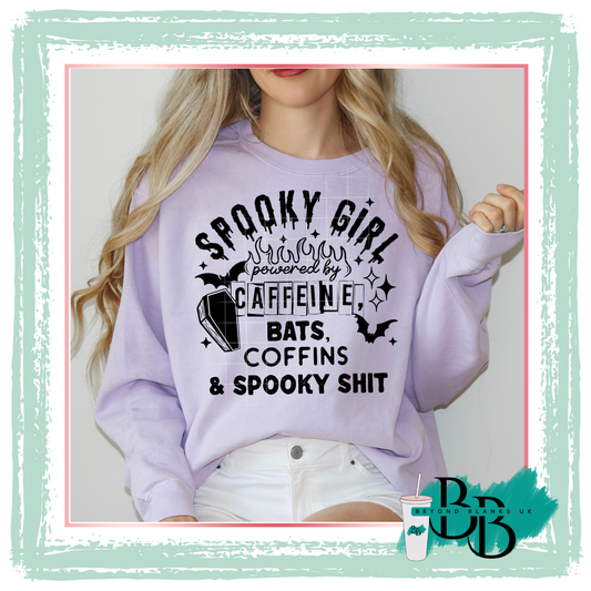 DTF-Spooky girl - black