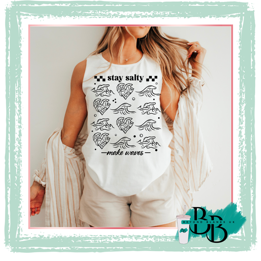 DTF-Stay salty black