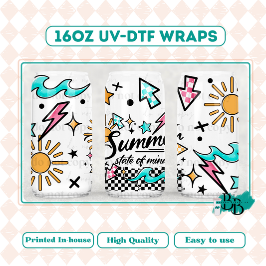 UVDTF 16oz wrap-Summer state of mind