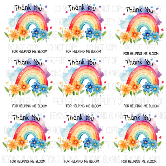 UVDTF Teacher Thank you for helping me bloom