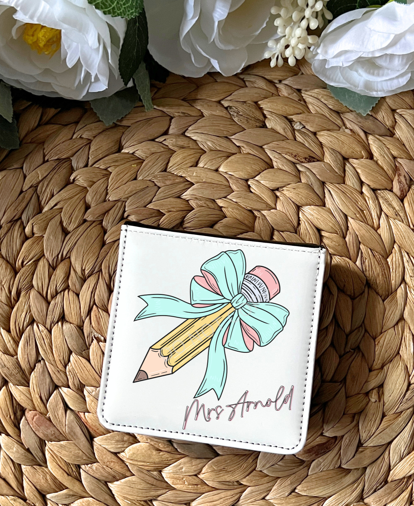 Notepad holder and pad -Square