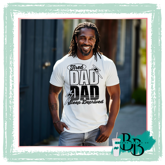 DTF-Tired Dad - black