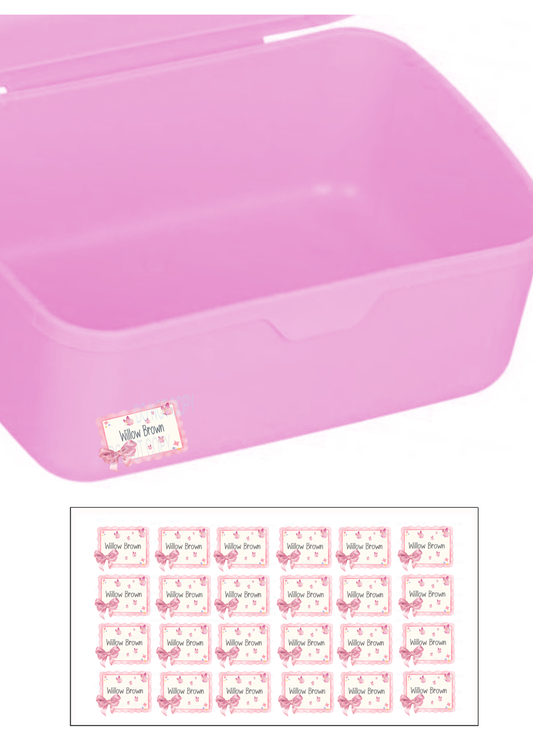 UVDTF Name tags- Bows & butterflies