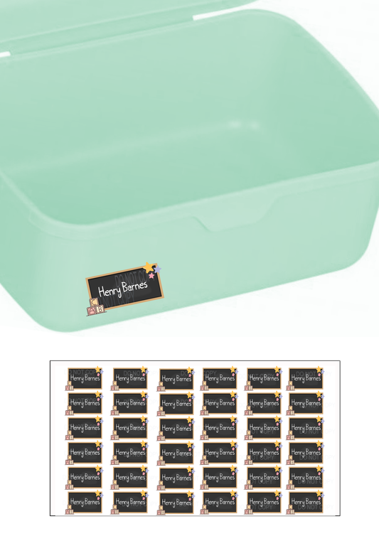 UVDTF Name tags- Chalkboard