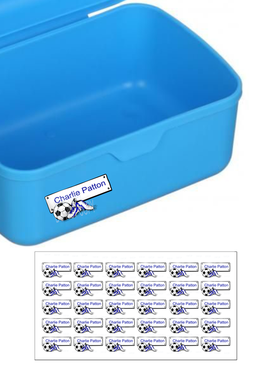 UVDTF Name tags- football Blue