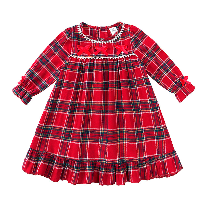 Christmas Tartan flannel nightie KT