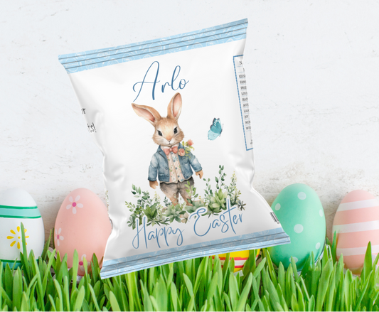 Chip bag Bunny blue
