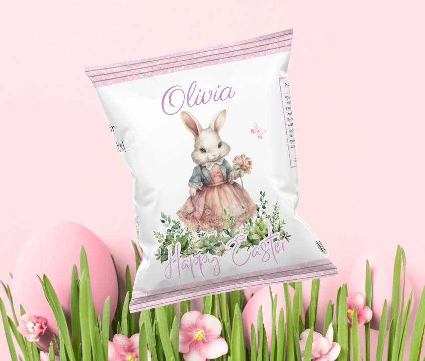 Chip bag Pink bunny