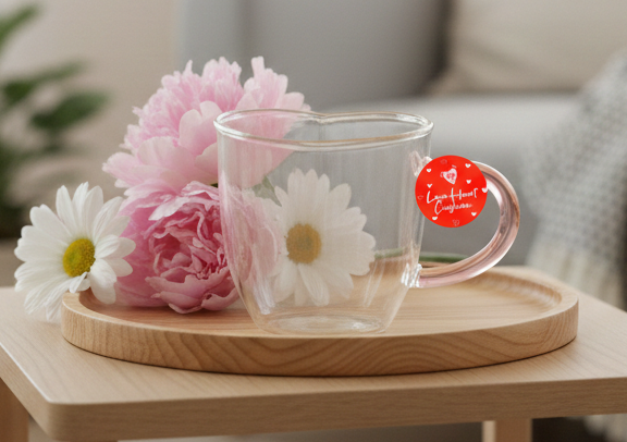 Mug Heart-glass