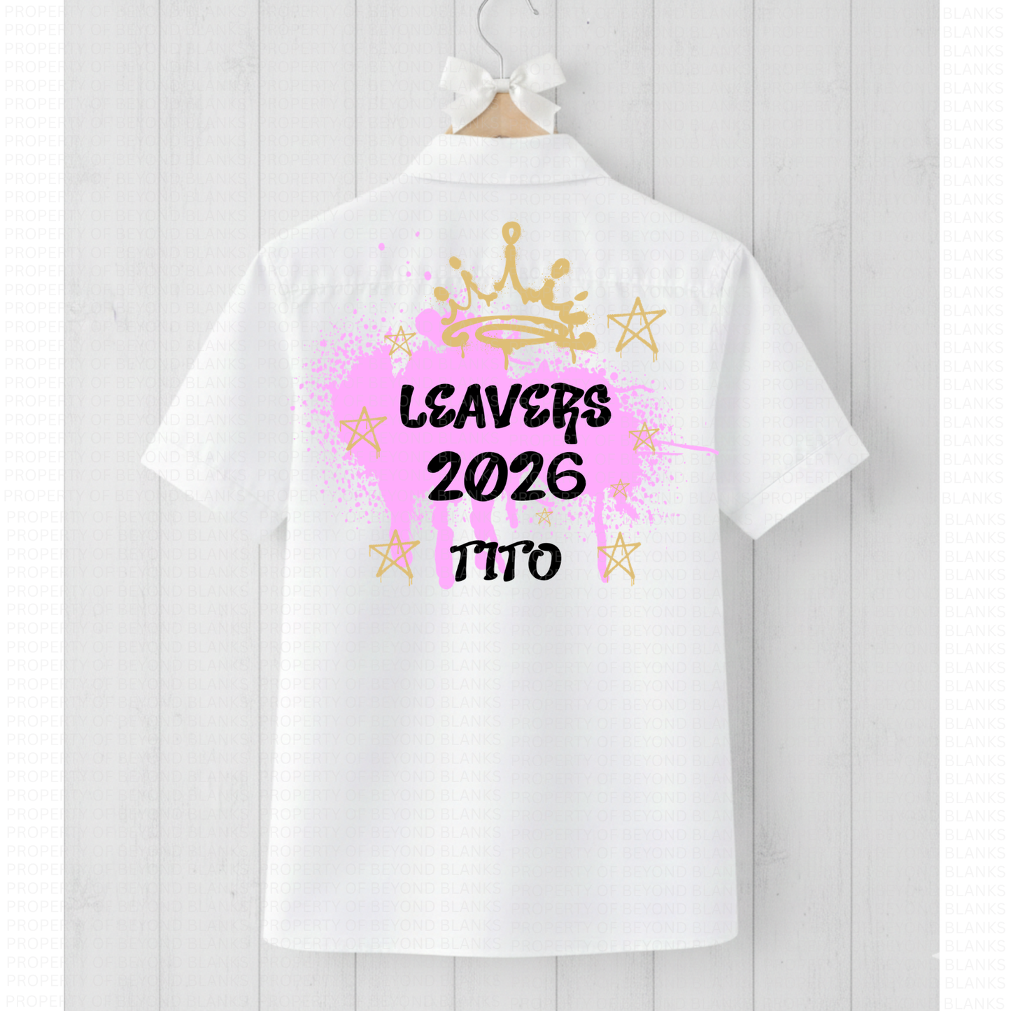 DTF - Leavers 2026 - Graffiti splash -Pink