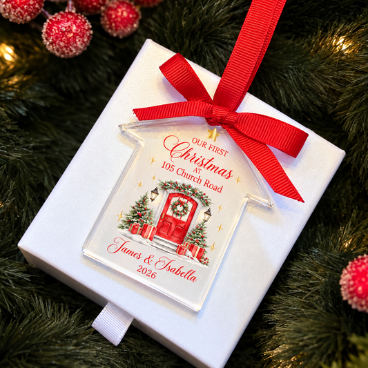 Crystal glass House ornament