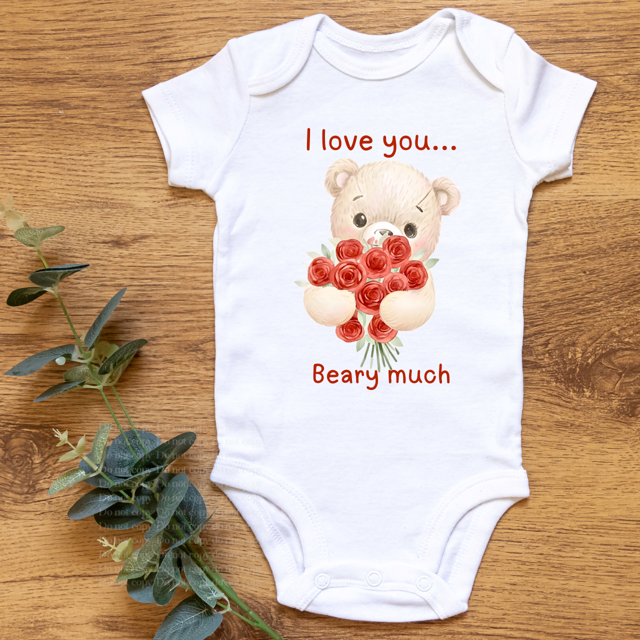 DTF Valentines I love you...Beary much