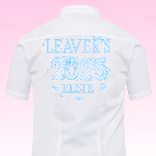 DTF - Leaver 2025 blue -Bows