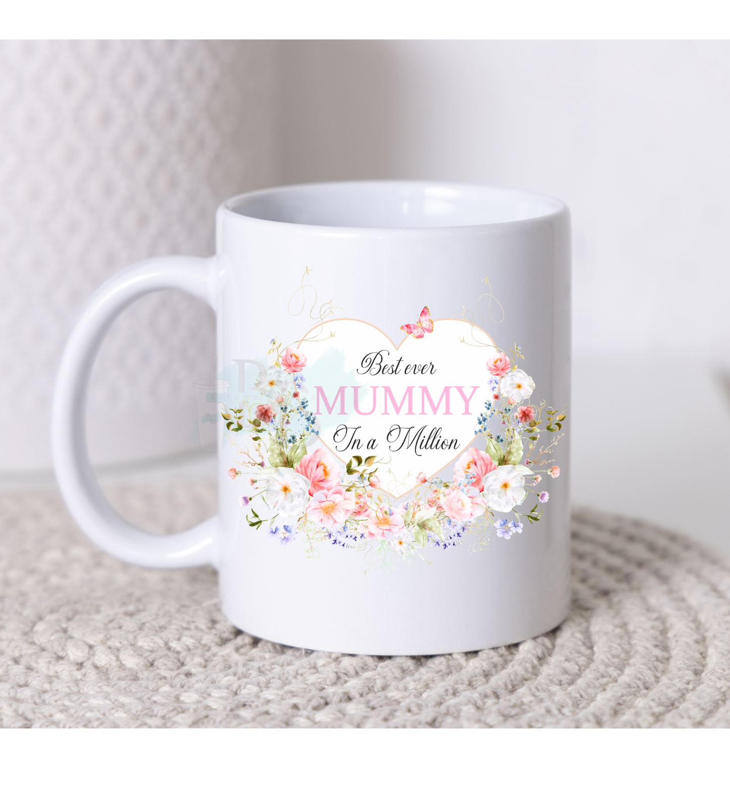 UVDTF-Mothers day floral heart - Best Ever...