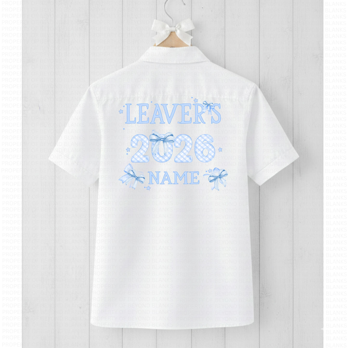 DTF - Leaver 2026 blue -Bows