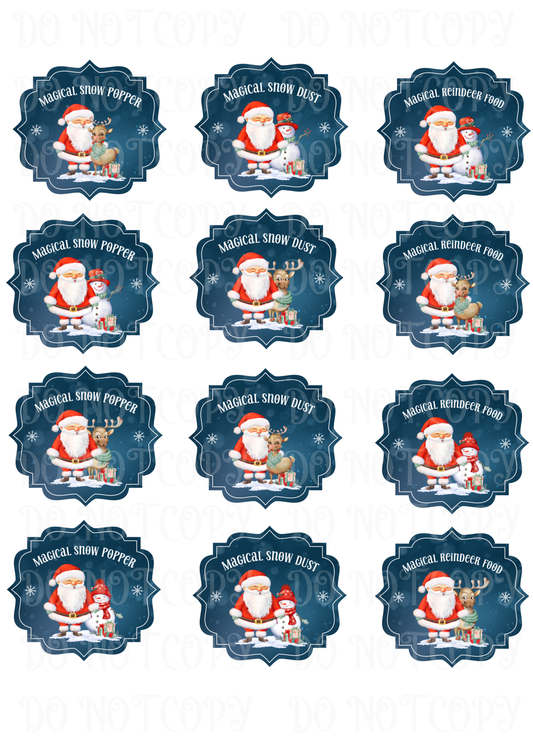 UVDTF Christmas dreams snow popper