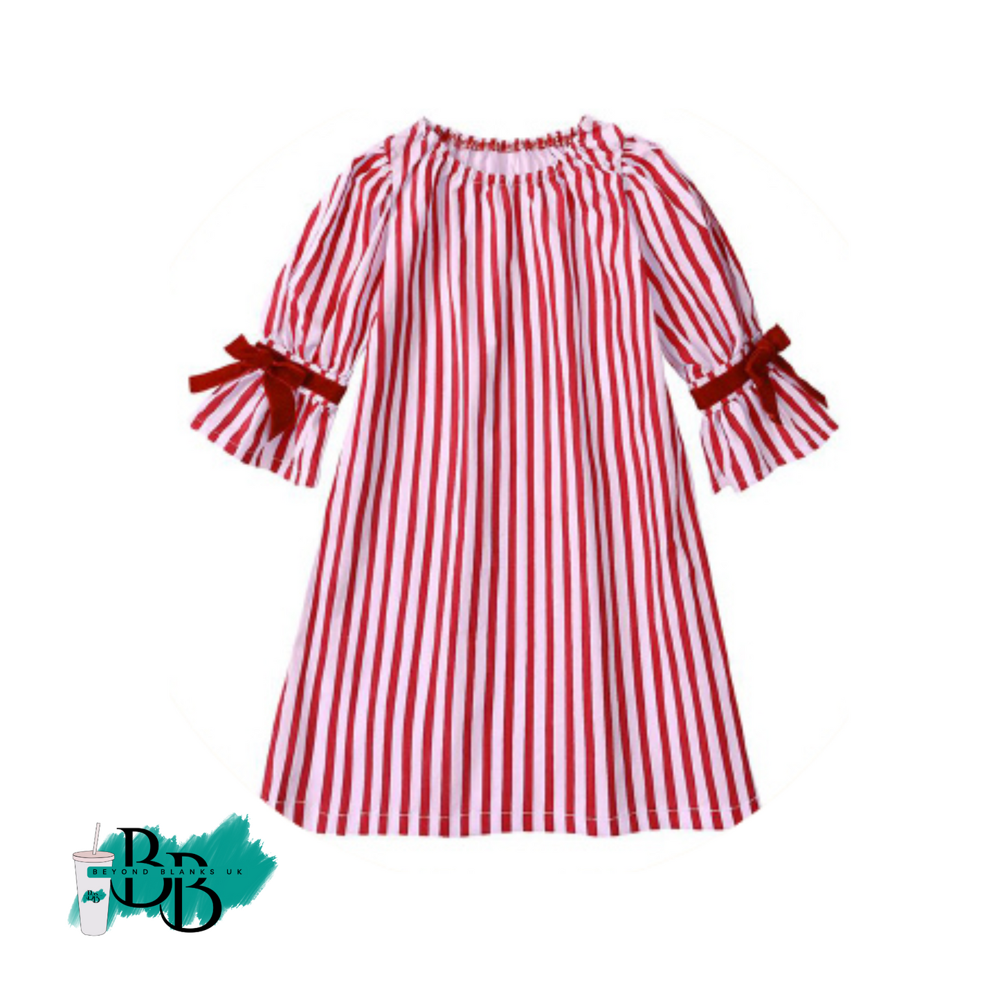 Christmas stripe pyjamas