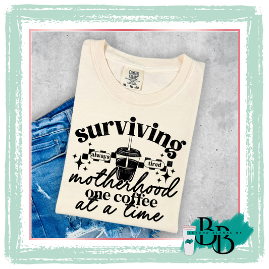 DTF-Surviving motherhood - black