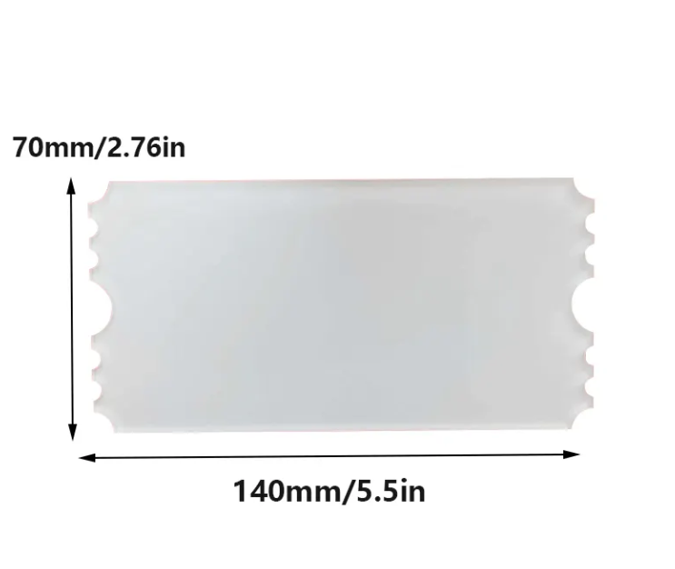 Tickets sublimation PET