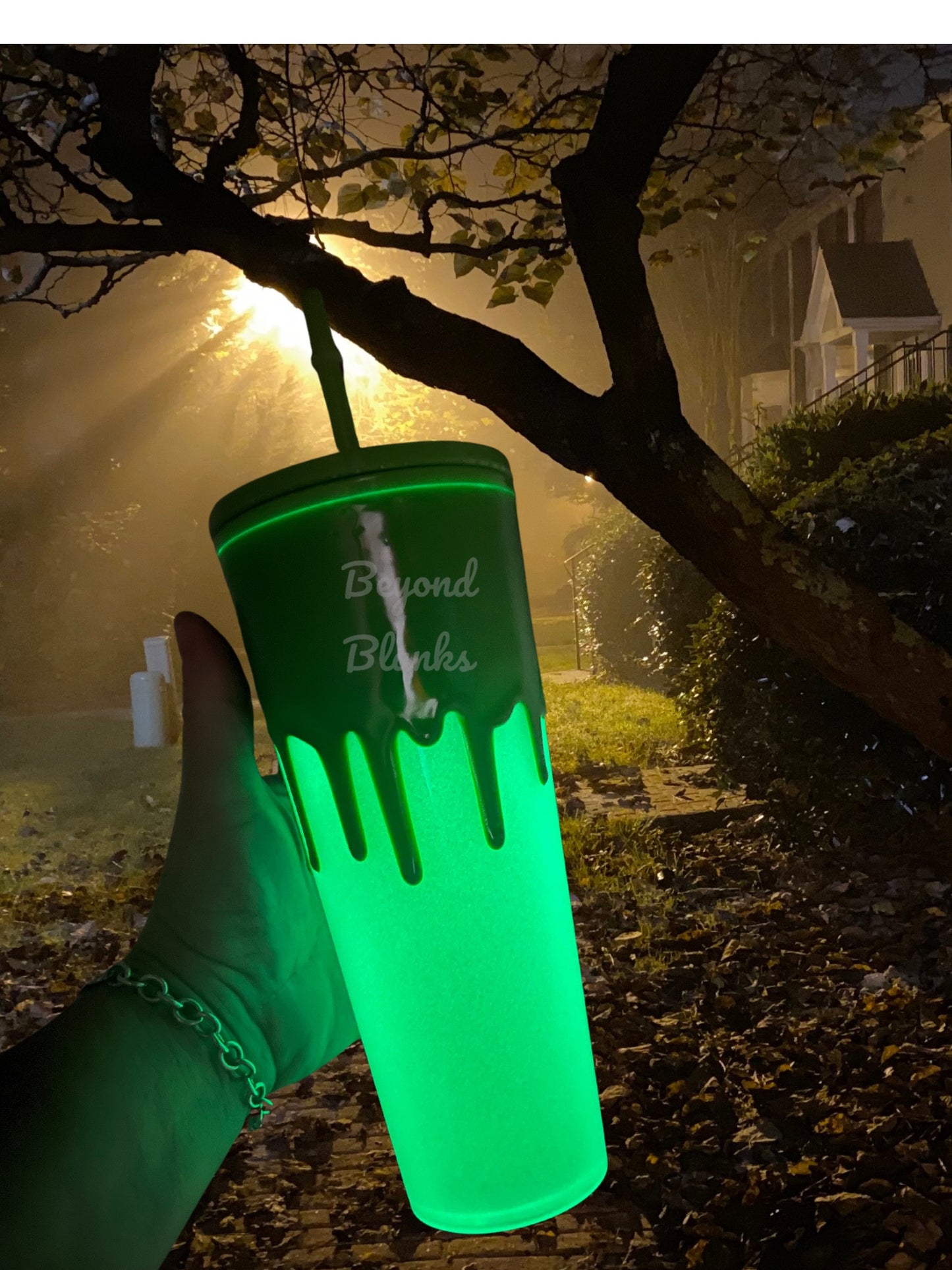 Slime glow tumblers( Starbucks style)