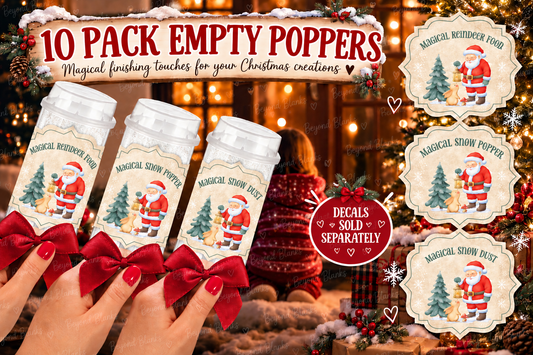 Snow poppers Pack of 10
