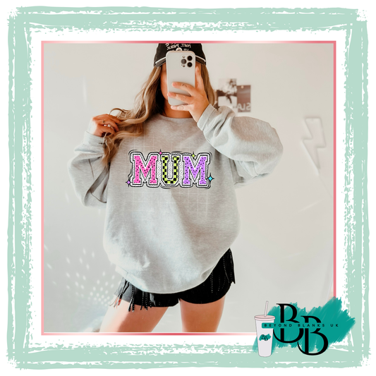 DTF Mum Neon