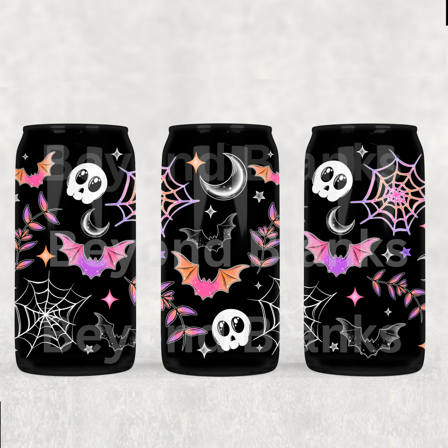 Colourful spooky 16oz wrap