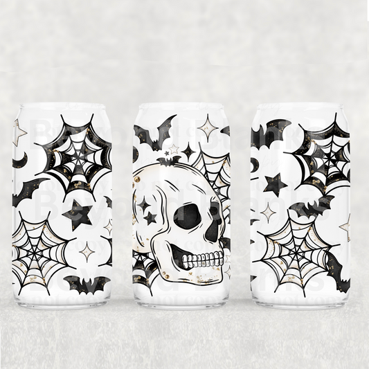 Web skull 16oz wrap