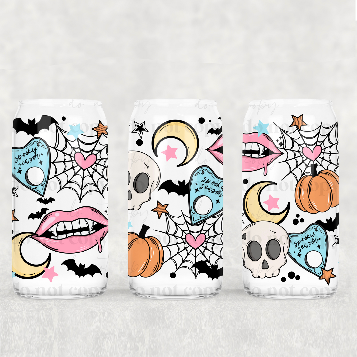 Cute spooky 16oz wrap