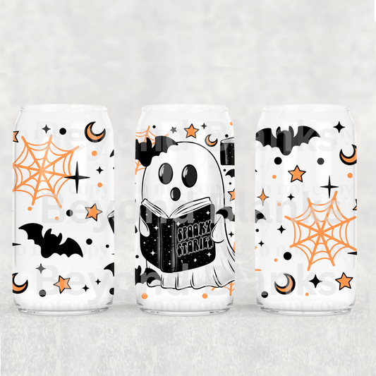 Spooky stories ghostie 16oz wrap