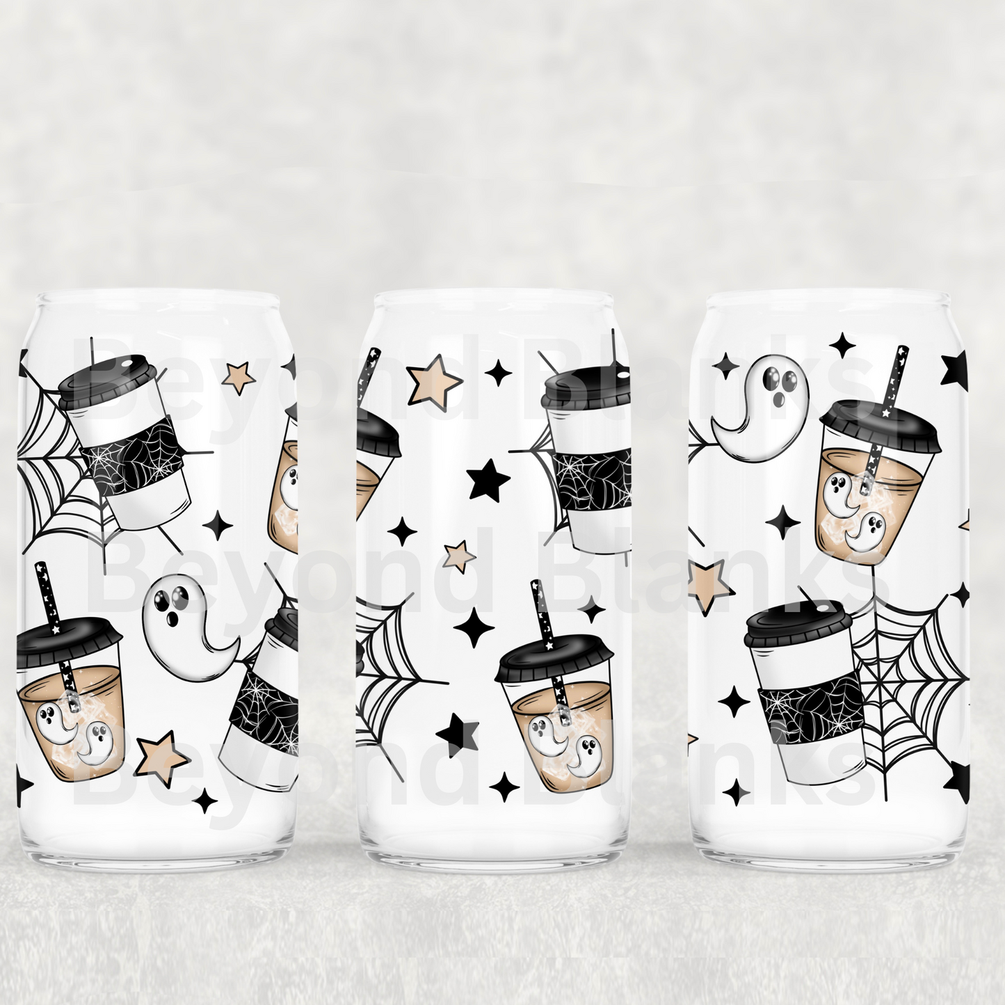 spooky coffee 16oz wrap