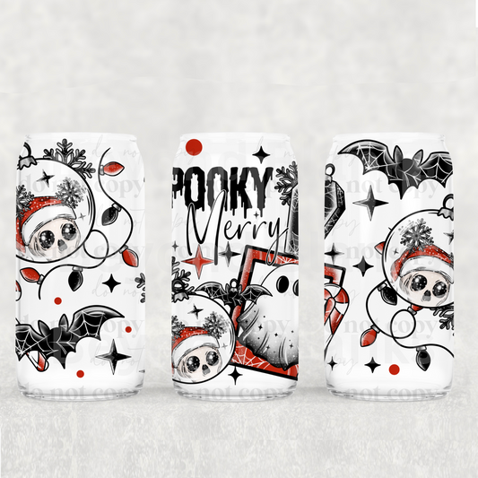 Spooky merry 16oz wrap