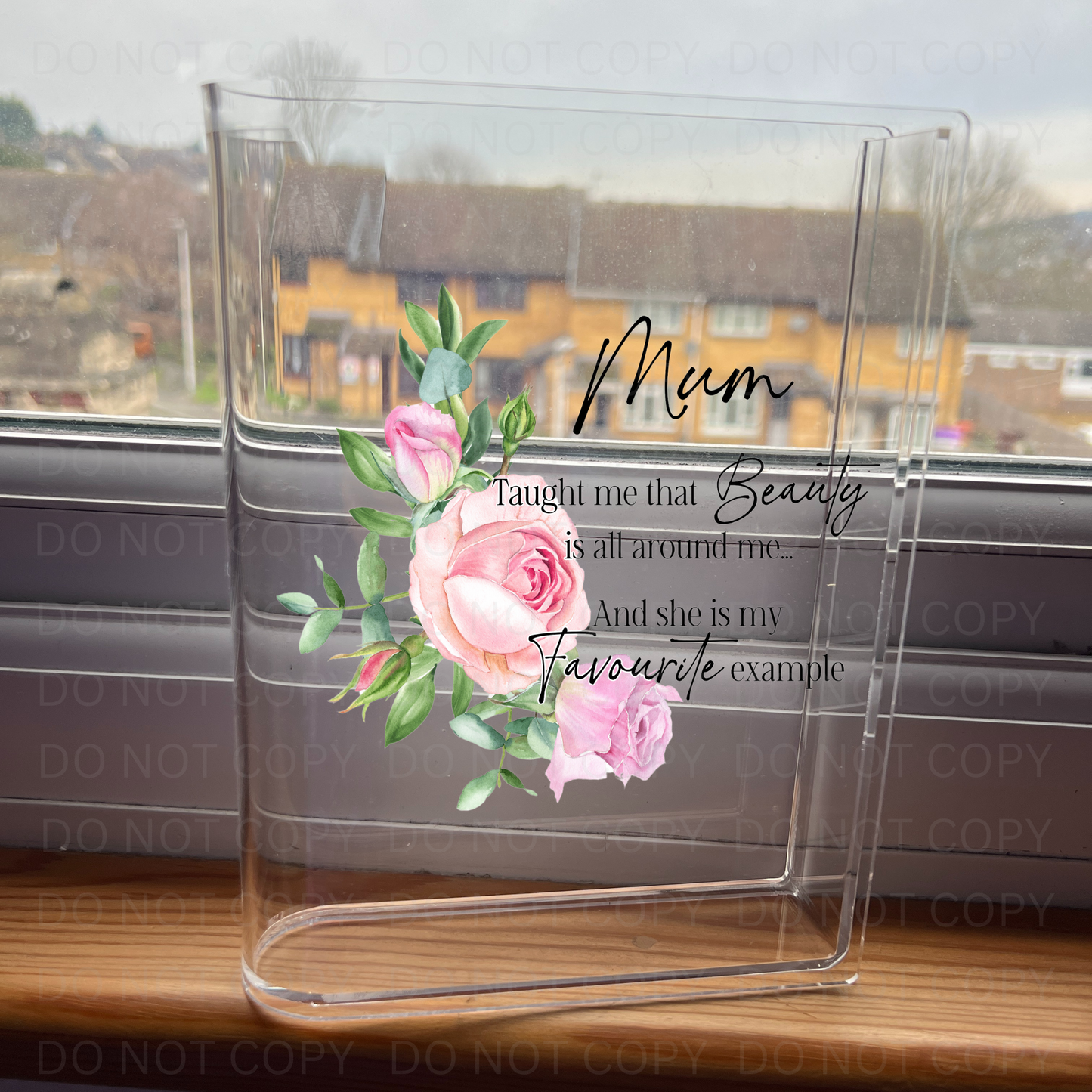 Acrylic book vases