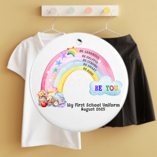 UVDTF- Rainbow My first School uniform August 2025