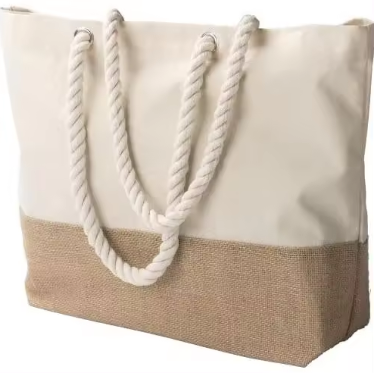 Beach Tote sublimation jute