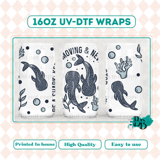 UVDTF 16oz wrap- Be a shark
