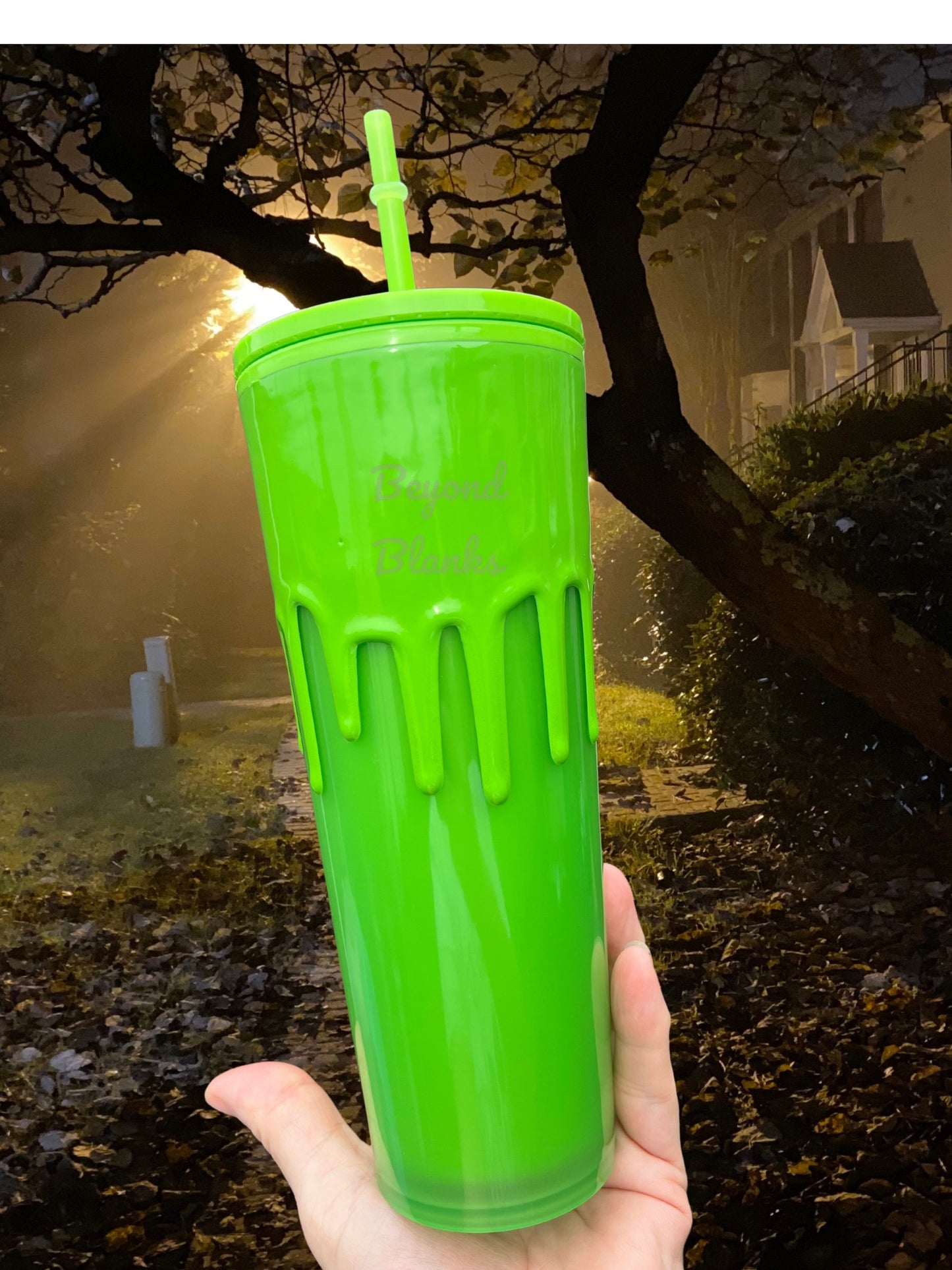 Slime glow tumblers( Starbucks style)