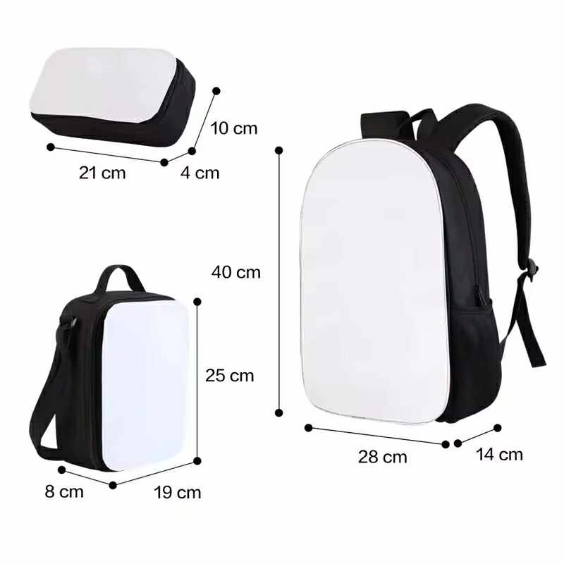School bag set sublimation