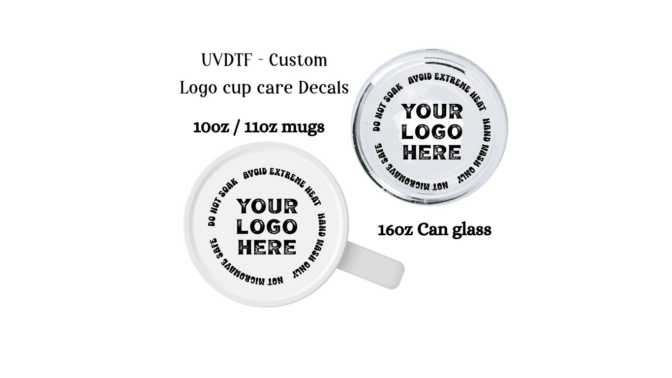 CUSTOM cup logo decals-UVDTF