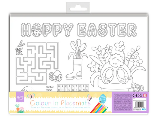 Easter colouring placemat