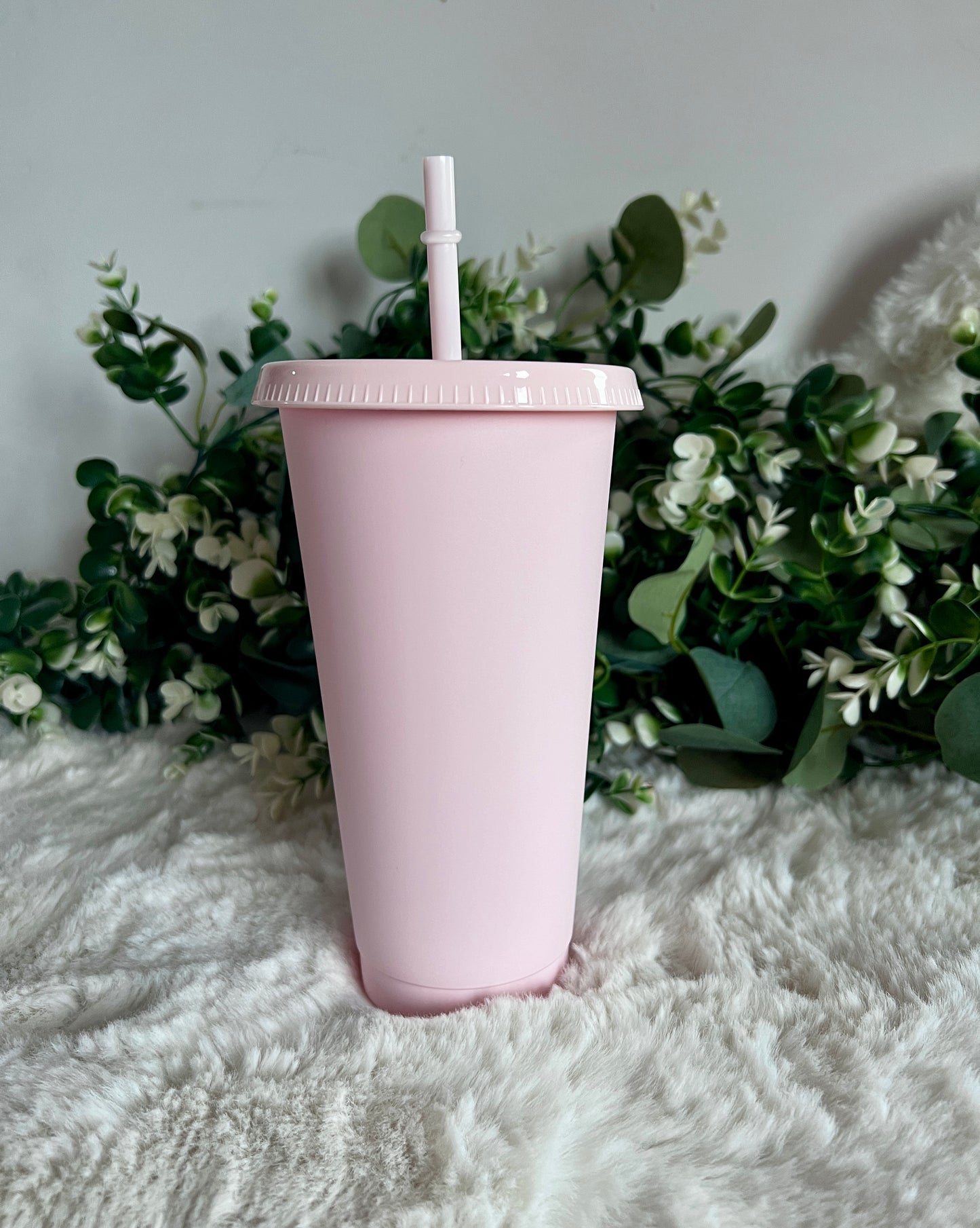 Pale pink 24oz cup